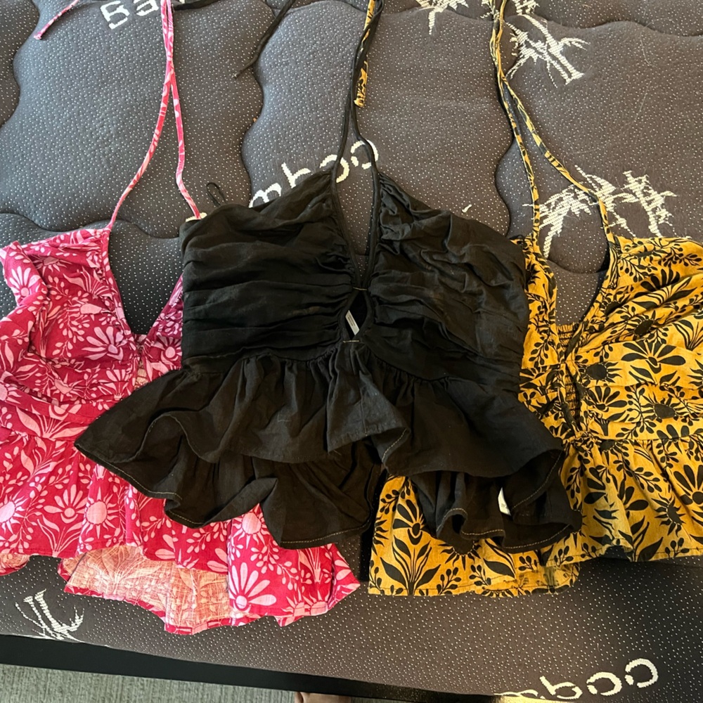 3 freepeople tops all m